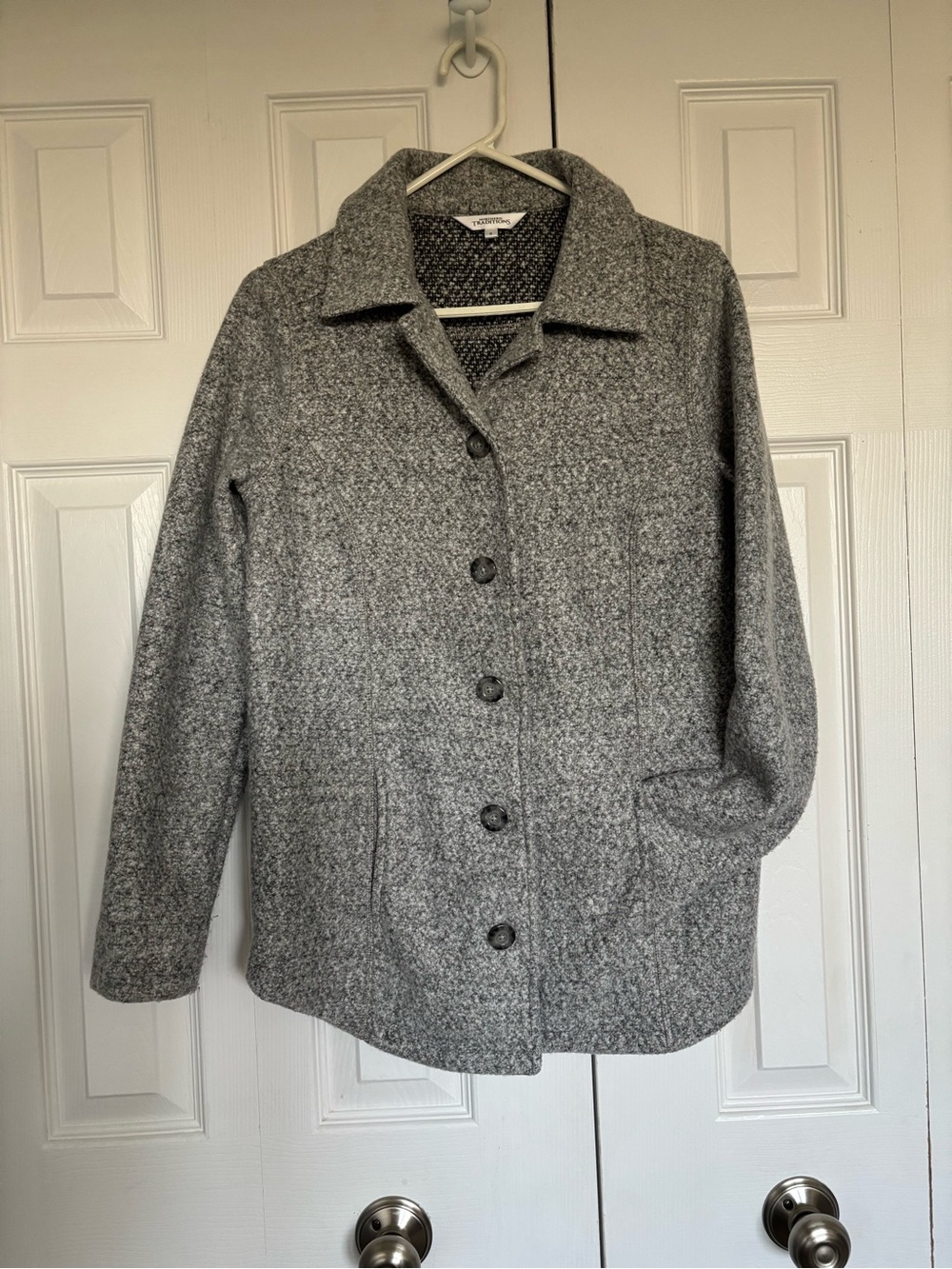 Classic Gray Pea Coat by Northern Traditions